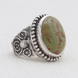 925 Silver Boulder Turquoise Rings