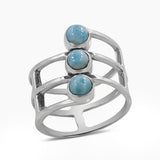 925 Sterling Silver Tourmaline Rings