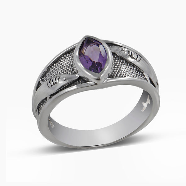 925 Sterling Silver Citrine Rings