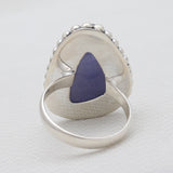Rough Tanzanite Silver Designer Rings