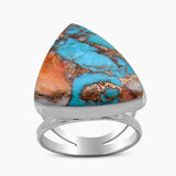 925 Sterling Silver Amazonite Rings