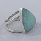 925 Sterling Silver Amazonite Rings