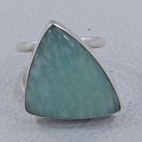 925 Sterling Silver Amazonite Rings