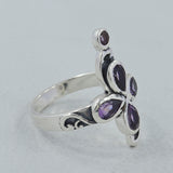 925 Sterling Silver Amethyst Ring