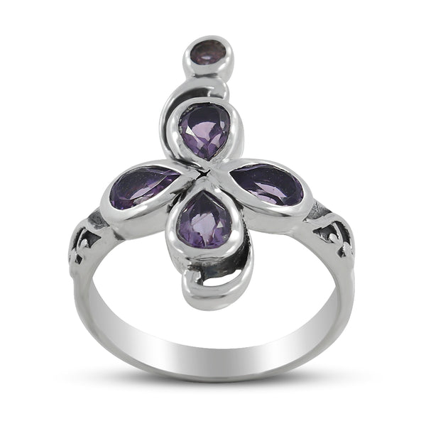 925 Sterling Silver Amethyst Ring