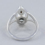 925 Sterling Silver Blue Topaz Ring