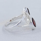 925 Sterling Silver Blue Topaz Ring