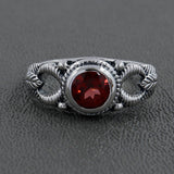 925 Silver Rainbow Moonstone Rings