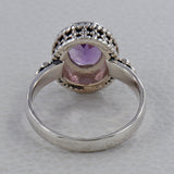Natural Amethyst 925 Sterling Silver Ring