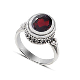 Natural Amethyst 925 Sterling Silver Ring