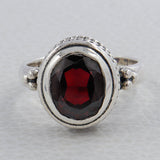 Natural Amethyst 925 Sterling Silver Ring