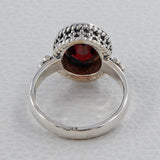 Natural Amethyst 925 Sterling Silver Ring