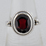 Natural Amethyst 925 Sterling Silver Ring