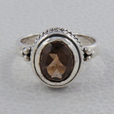 Natural Amethyst 925 Sterling Silver Ring