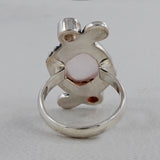 Rose Quartz 925 Sterling Silver Ring