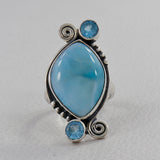 Rose Quartz 925 Sterling Silver Ring