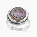 Spectrolite Silver Rings