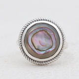 Spectrolite Silver Rings