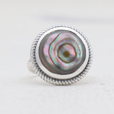 Spectrolite Silver Rings