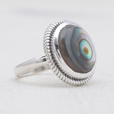 Spectrolite Silver Rings