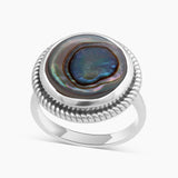 Spectrolite Silver Rings