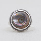 Spectrolite Silver Rings