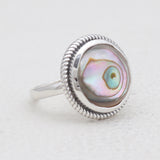 Spectrolite Silver Rings