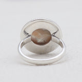 Spectrolite Silver Rings