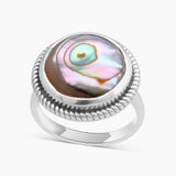 Spectrolite Silver Rings