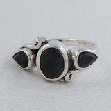 Blue Topaz Sterling Silver Rings
