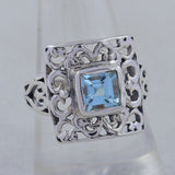 Amethyst Gemstone Silver Rings