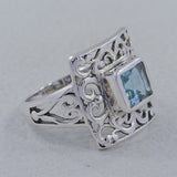 Amethyst Gemstone Silver Rings