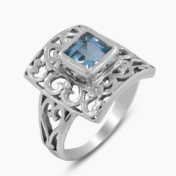 Amethyst Gemstone Silver Rings