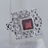 Amethyst Gemstone Silver Rings