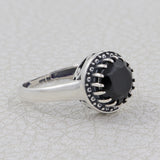 Amethyst Gemstone Silver Rings