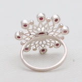 925 Sterling Silver Garnet Rings
