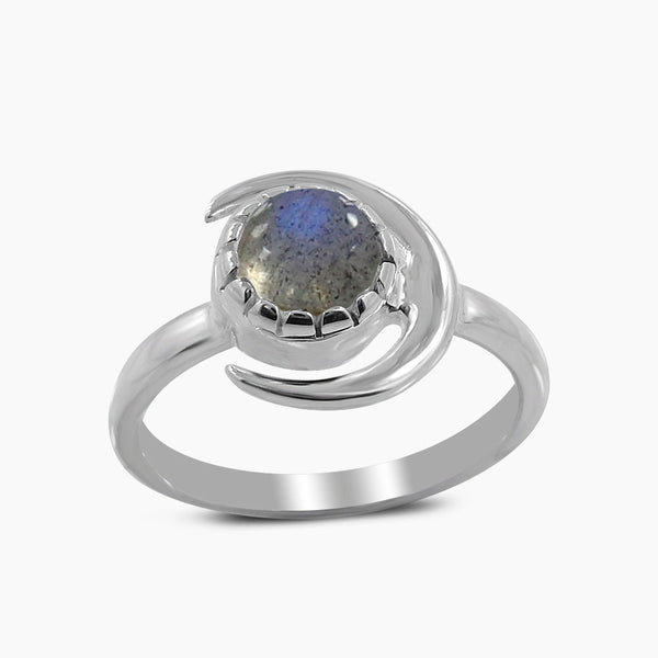 925 Sterling Silver Labradorite Rings