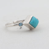 Mexican Turquoise Sterling Silver Ring