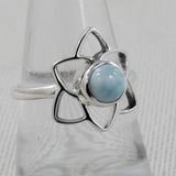 925 Sterling Silver Larimar Rings