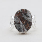 Astrophyllite Silver Rings