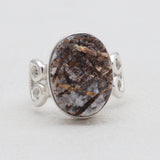 Astrophyllite Silver Rings