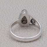 925 Silver Pyrite Druzy Rings