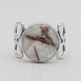 925 Sterling Silver Astrophylite Rings