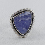 Tanzanite Silver Ring
