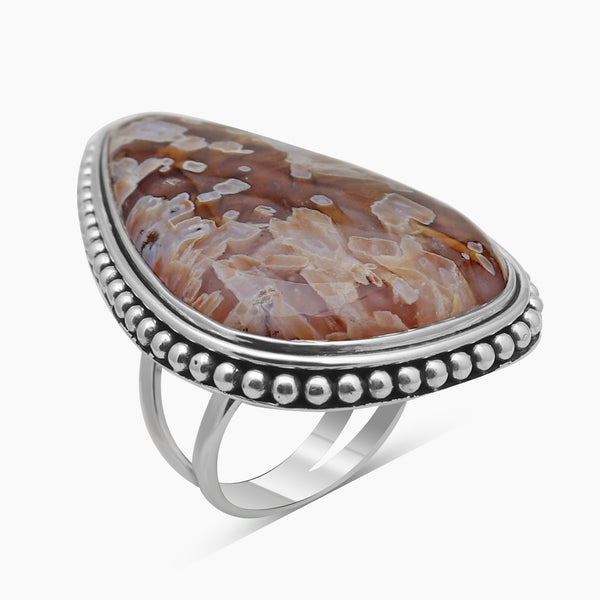 Turkish Agate Silver Rings