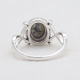 Dendritic Opal Silver Rings