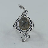 Natural Kyanite 925 Sterling Silver Rings