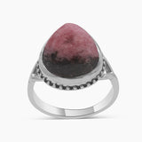 Rhodonite Silver Rings