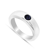 925 Sterling Silver Emerald Rings