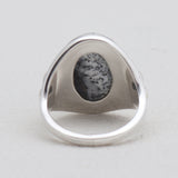 925 Sterling Silver Dendritic Opal Rings